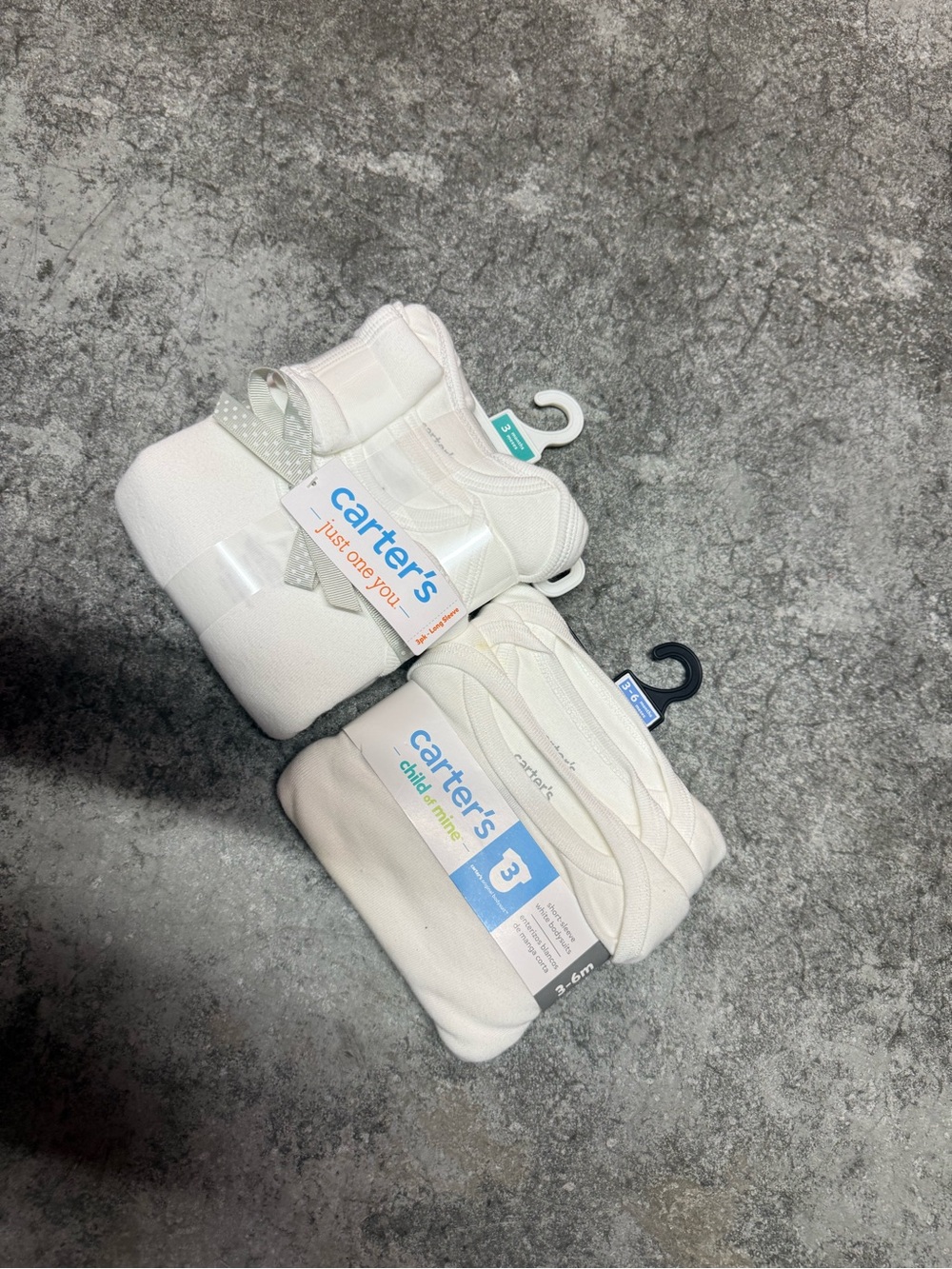 Carter's White 3-Pack Baby Essentials